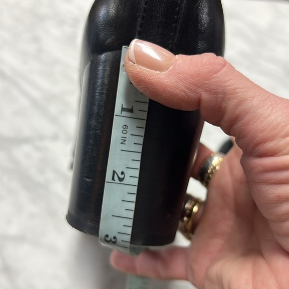 Frye Black Leather Nora Zip Short Ankle Bootie Size 9 - Picture 7 of 12